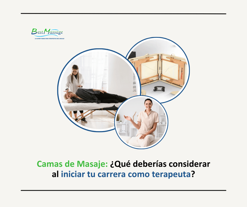 Camas de masaje: ¿Qué deberías considerar al iniciar tu carrera como terapeuta?