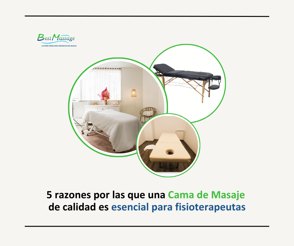 5 razones por las que una cama de masaje de calidad es esencial para fisioterapeutas