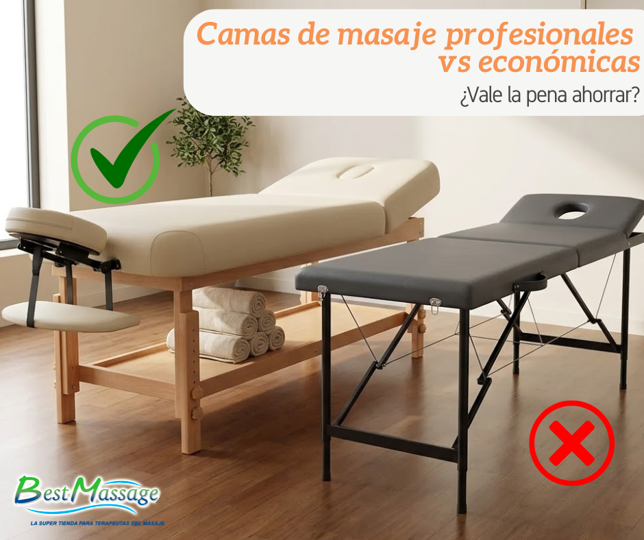 Camas de Masaje Económicas vs Profesionales: ¿Vale la Pena Ahorrar?